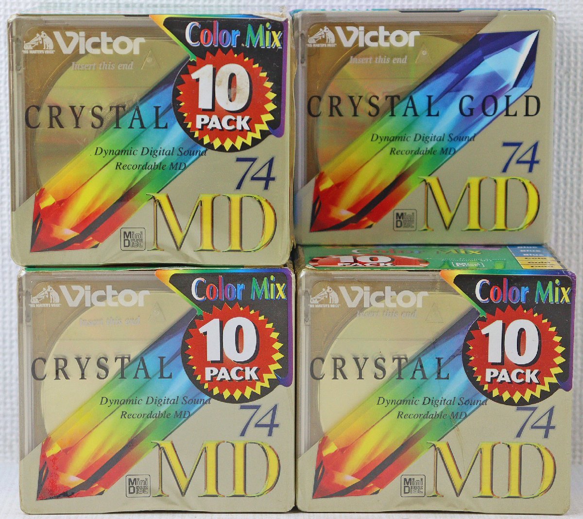 S◎未使用品◎録音用MDソフト『ミニディスク 34枚セット』 カラー