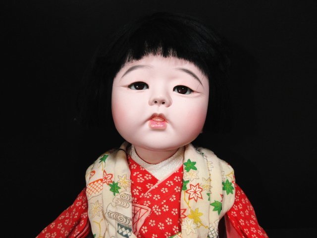 XA312 市松人形 / 舌出し / 女の子 / 全高47cm / 赤ちゃん / 日本人形
