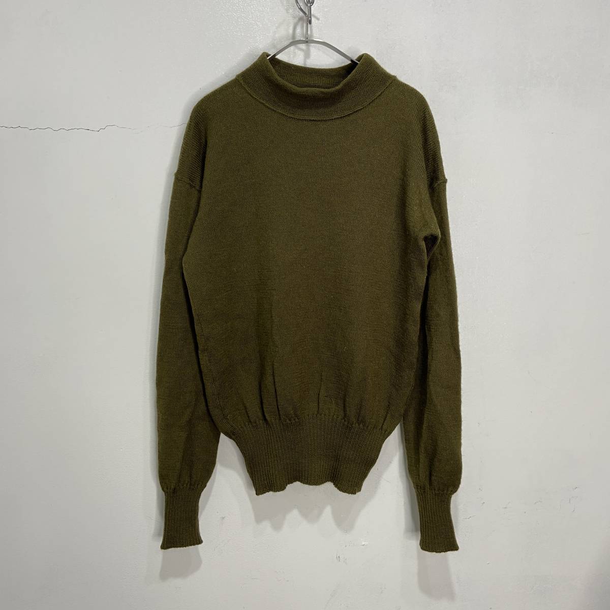 ☆送料無料☆ANATOMICA☆アナトミカ☆USNモックネックセーター☆オリーブ☆M☆ウール☆J23