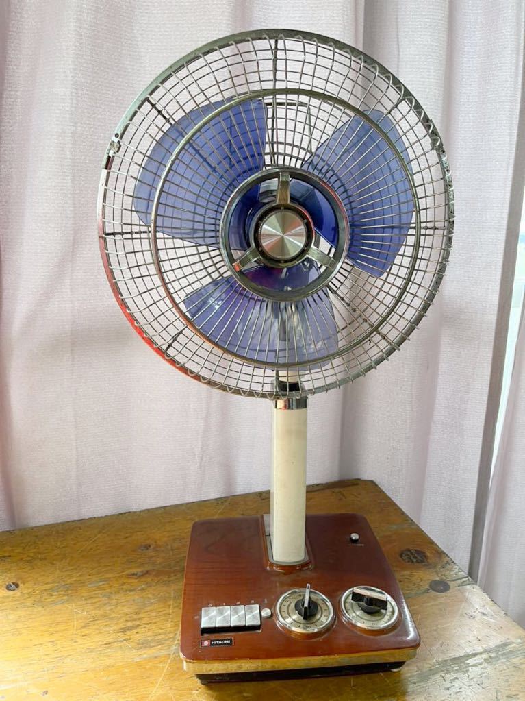 HITACHI 扇風機 昭和レトロ 日立 レトロ扇風機 アンティーク FAN 電化