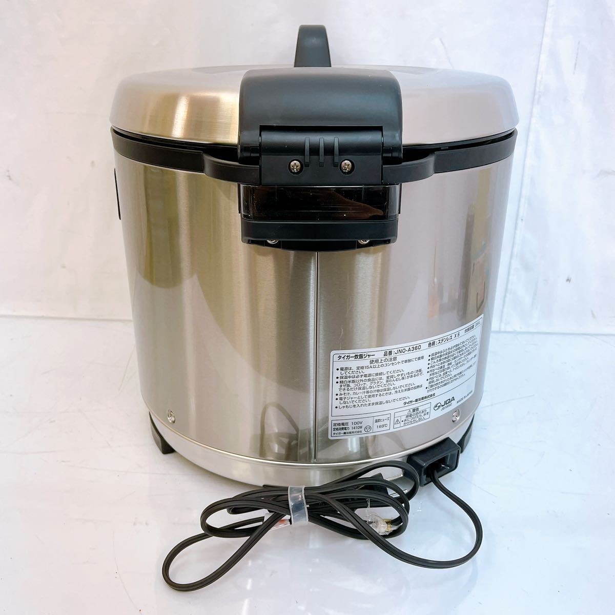 10SB55 TIGER タイガー業務用炊飯ジャー JNO-A360 3，6L 炊飯器 中古