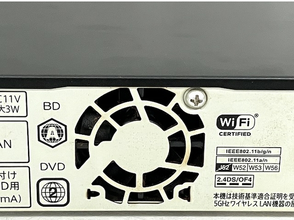 SHARP AQUOS ブルーレイディスクレコーダー BD-NW1100 1TB 2017年製