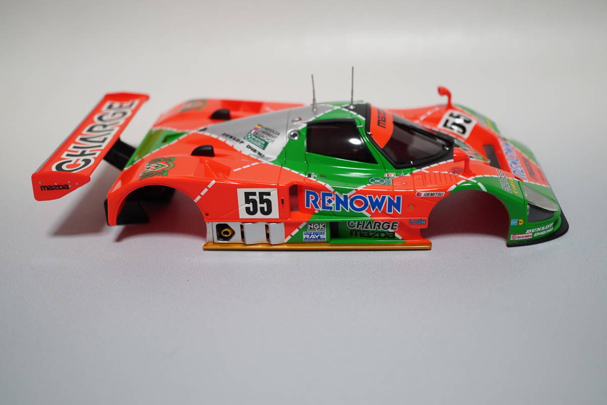 京商ミニッツ マツダ787Bクリアオレンジボディセット 未塗装未開封