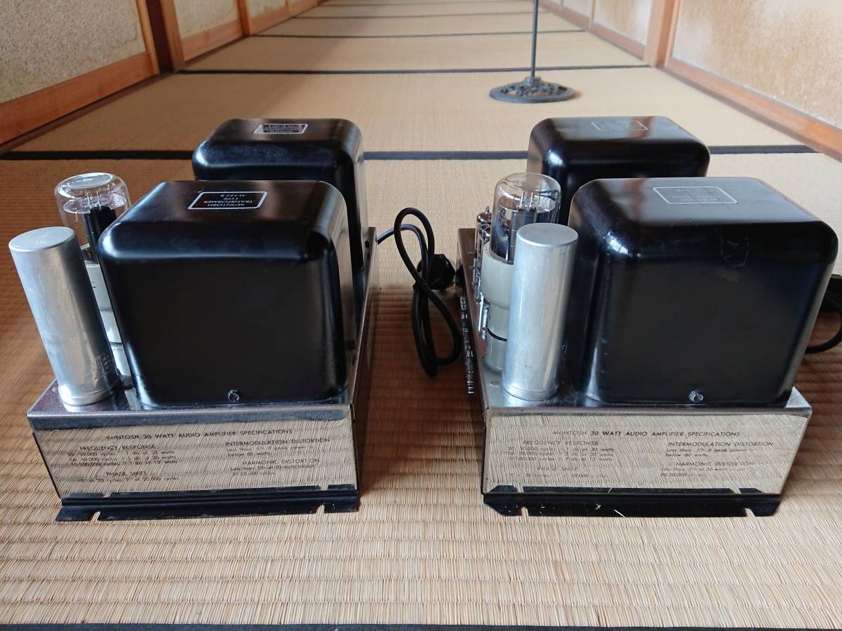 マッキントッシュ McIntosh 真空管パワーアンプ - Mcintosh 真空管