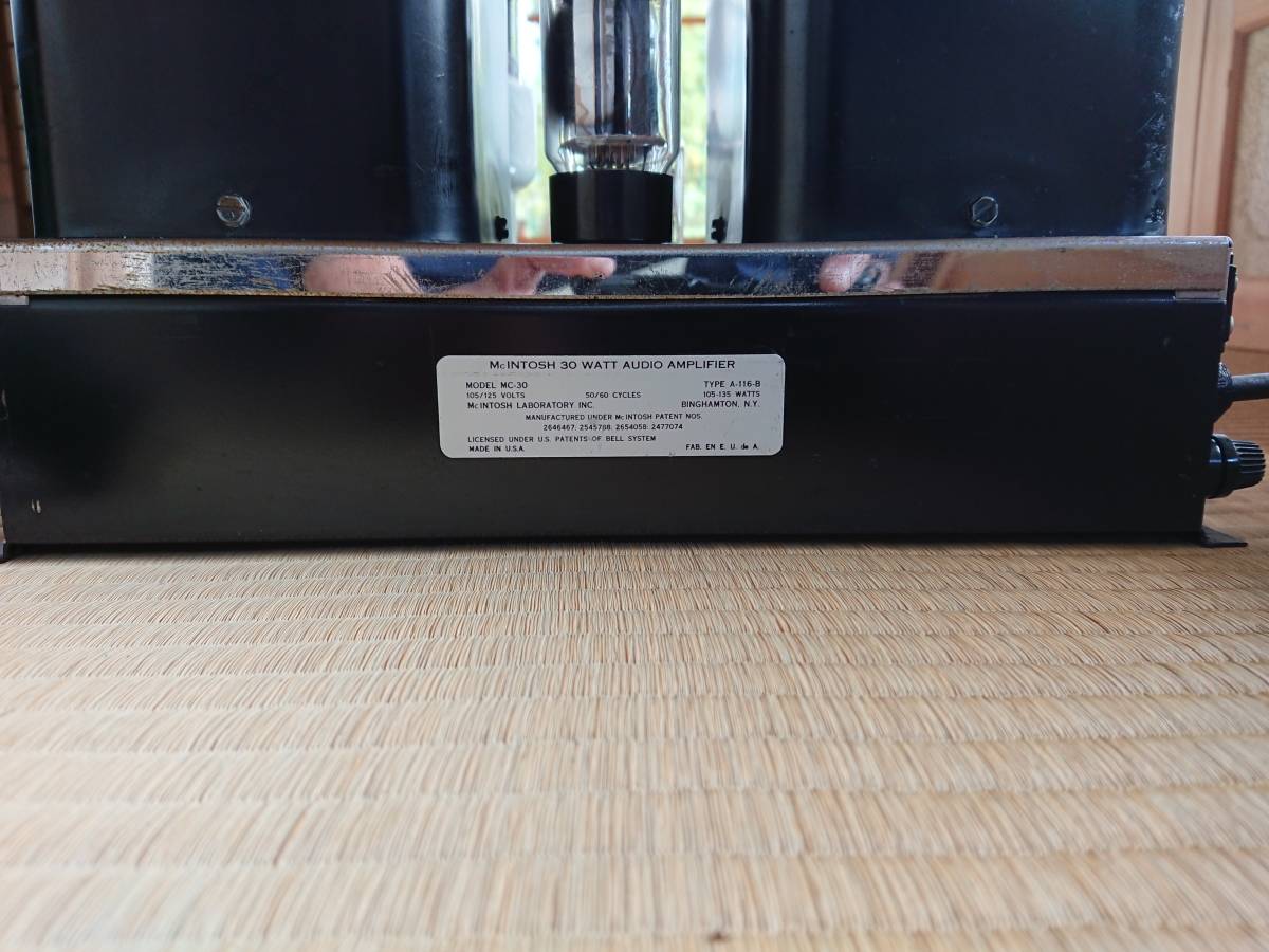 マッキントッシュ McIntosh 真空管パワーアンプ - Mcintosh 真空管