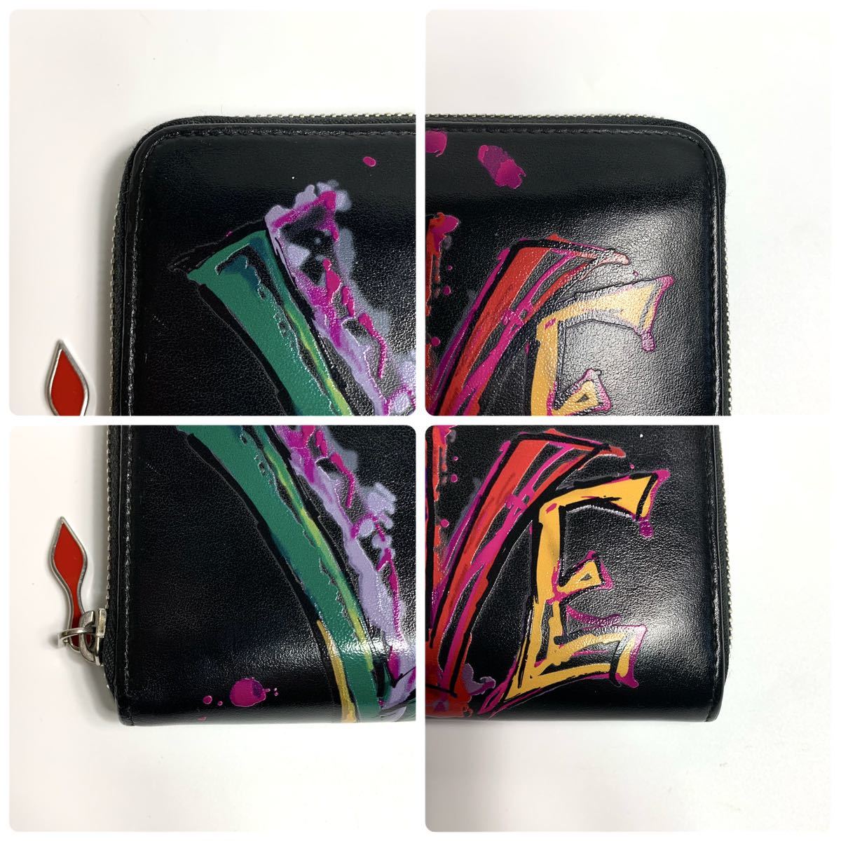 1円 入手困難 Christian Louboutin クリスチャンルブタン ラウンド