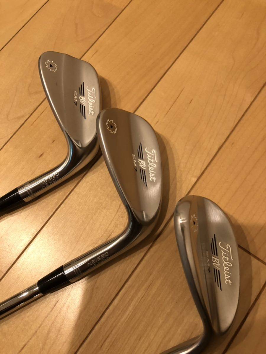タイトリストボーケイ VOKEY SM7 ウェッジ 3本セット 50 54 58 タイトリスト Vokey ボーケイ SM7 ウェッジ 3本セット 【50-12F】【54