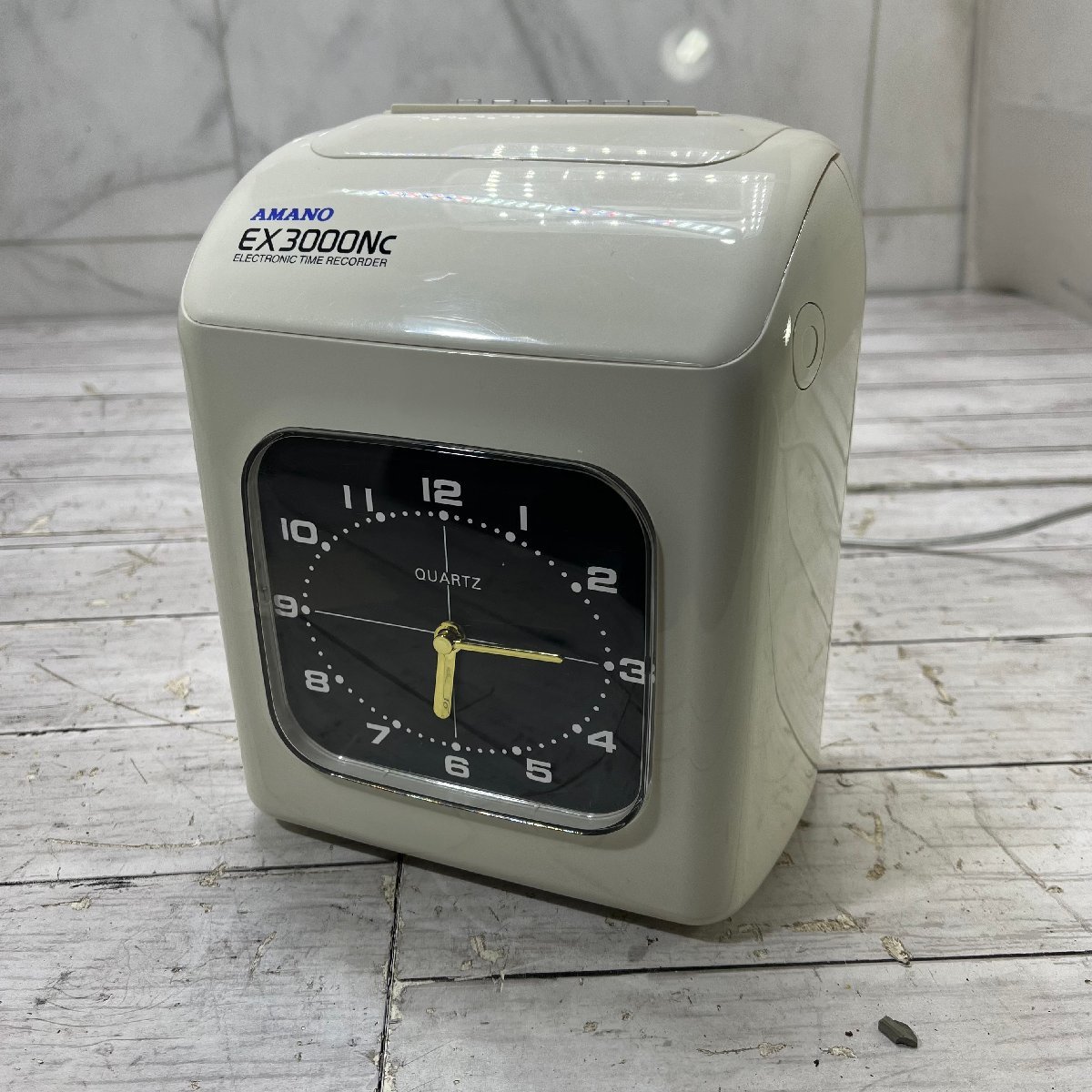 M＝ AMANO アマノ 電子 タイムレコーダー タイムカード EX3000NC 時間