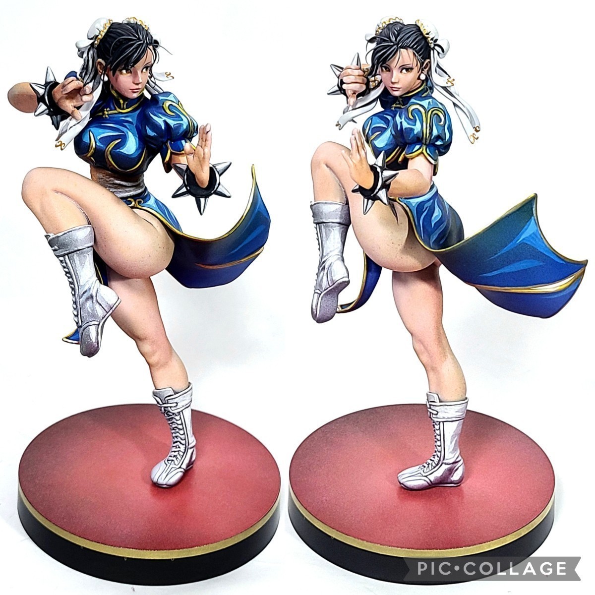 二次元 リペイント 春麗 チュンリー 塗装済み 完成品 頭髪追加
