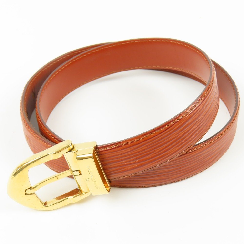 キャメル　LOUIS VUITTON エピサンチュール 67241☆1円スタート☆LOUIS VUITTON ルイヴィトン 美品 サンチュール