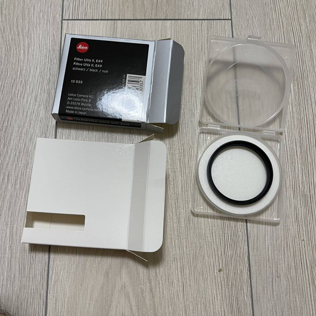 Leica UVAフィルター E49 II Black