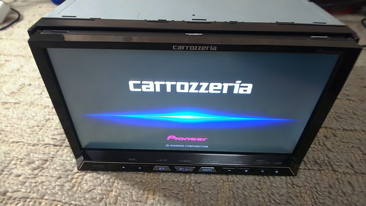 低価，2026 カロッツェリア サイバーナビ動作品 AVIC-ZH07、電源付き