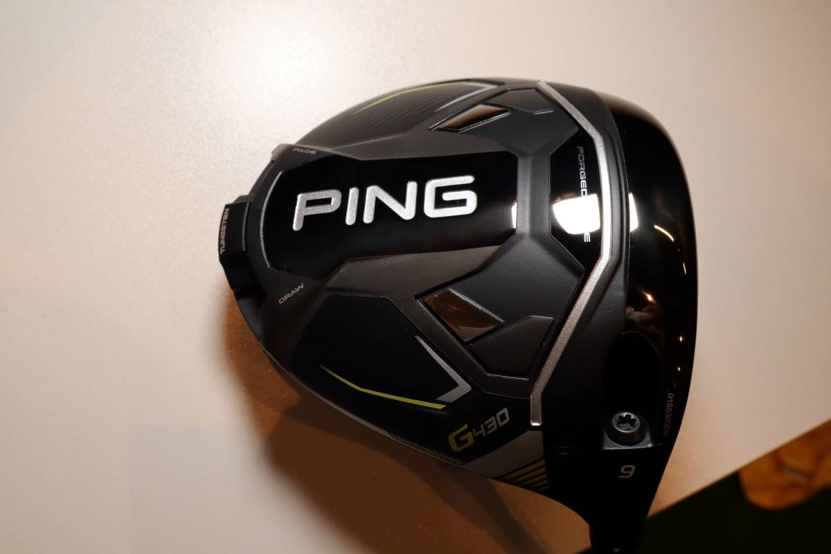 【ほぼ新品】ピン　G430　ドライバー　9.5°　Sフレックス　アルタ　JCB　ブラック　1W