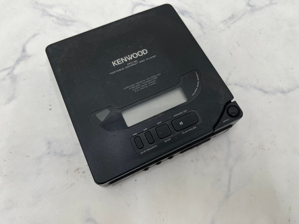 セール，低価 ♪3529 ジャンク品 ポータブルCDプレイヤー KENWOOD