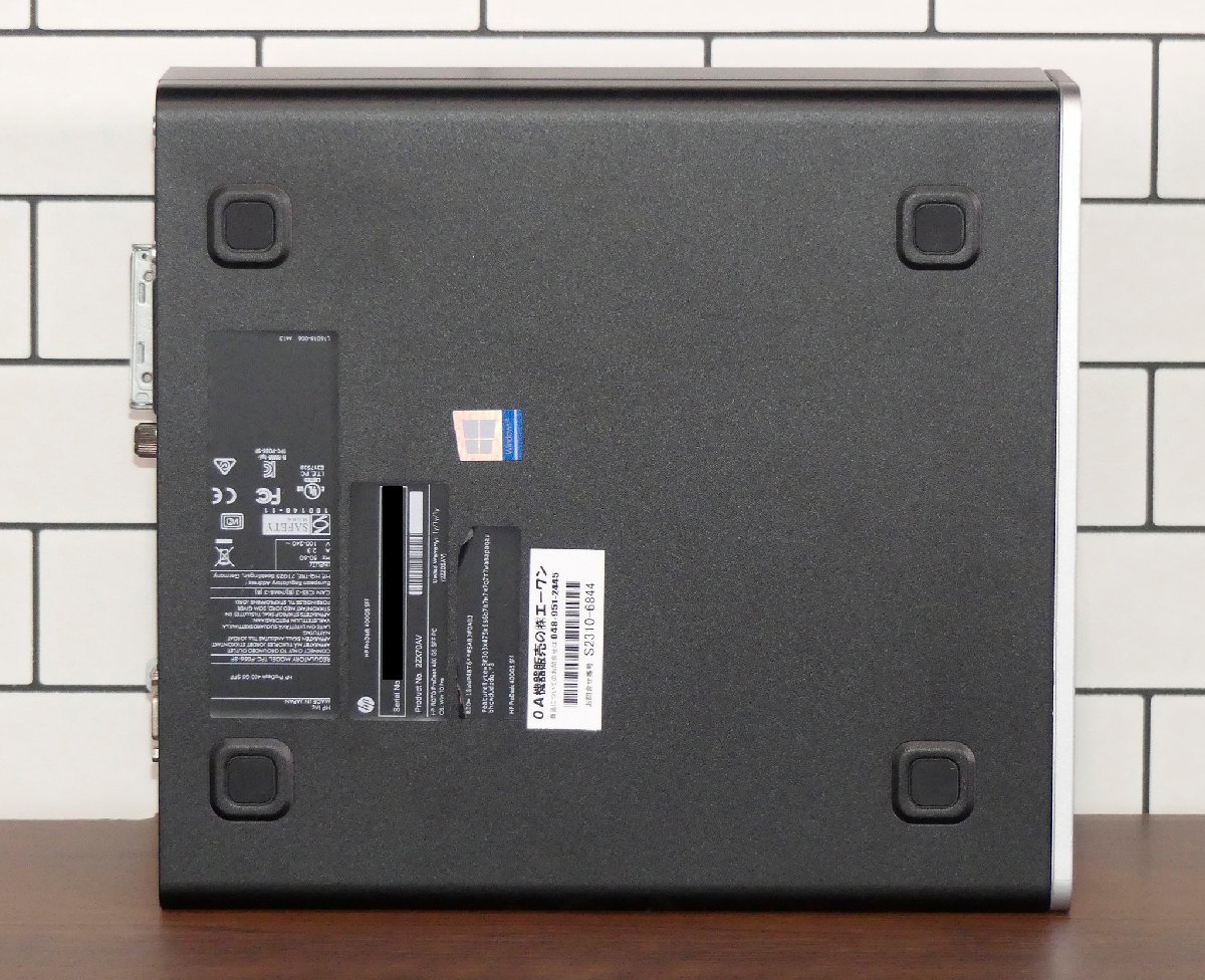 HP Prodesk 400 G5 SFF 2018年 Corei5-8500(6コア 3～4.10GHz) メモリ8GB NVMe SSD256GB HDMI Windows11対応 中古パソコン 6844〇 送料無料 0 G5 ProDesk M.2&frasl;1TB Smart 3.10GHz