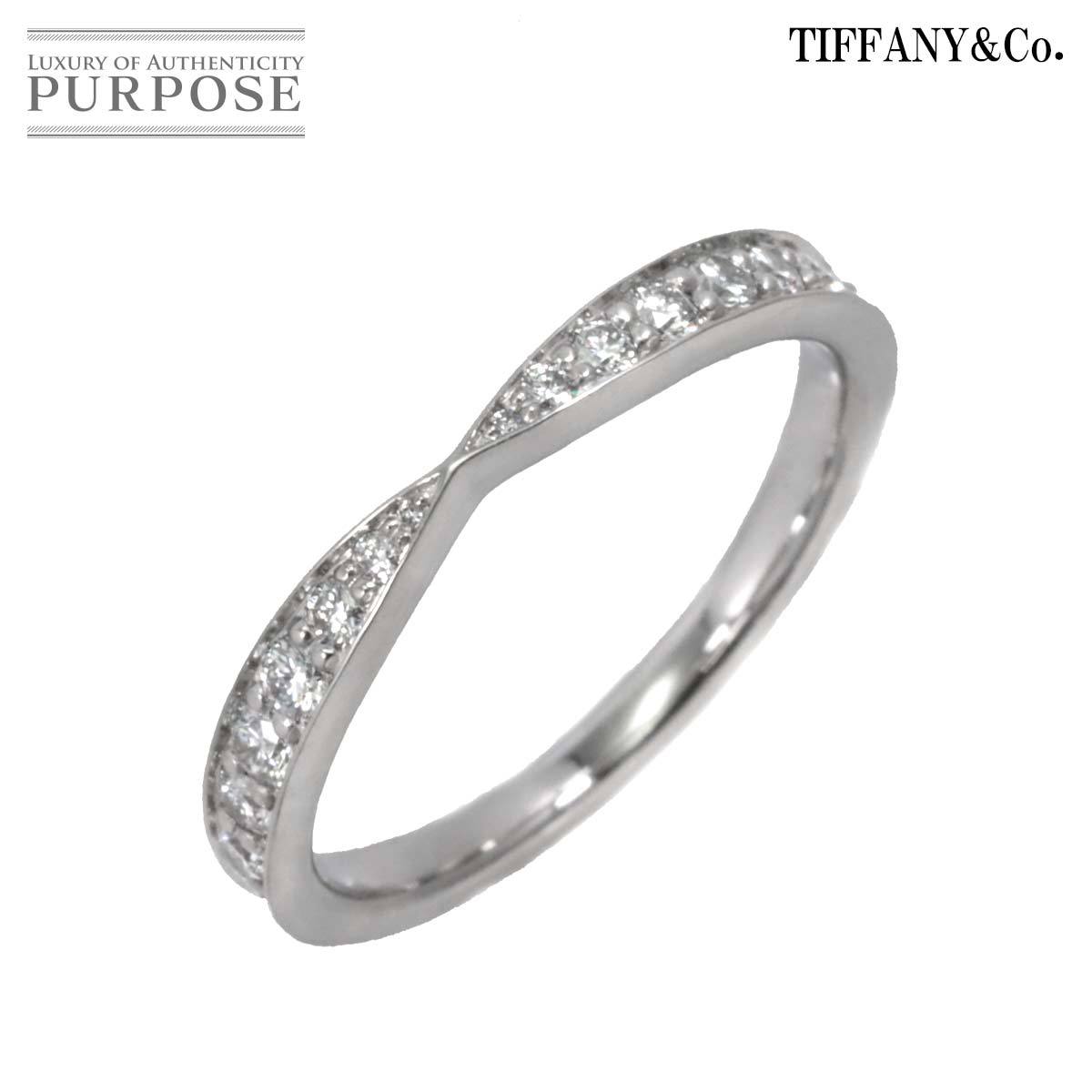 ティファニー TIFFANY&Co. ハーモニー バンド 5号 リング ダイヤ Pt 
