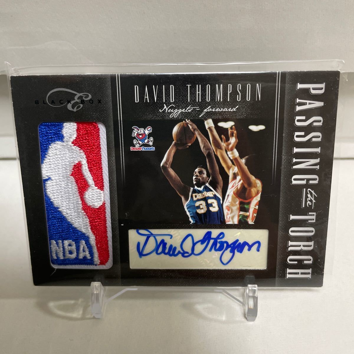 PANINI2010-11 ELITE BLACK BOX PASSING the TORCH DAVID THOMPSON