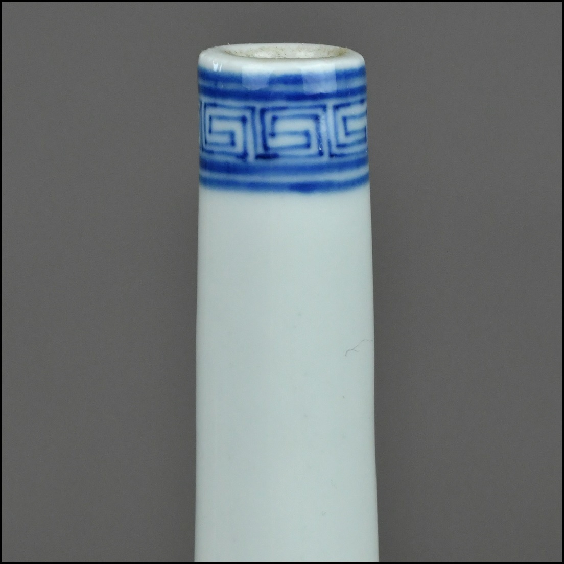 ☆中国美術 染付 青花 鶴首花瓶 一輪挿し 花入 古美術品 【公式通販】
