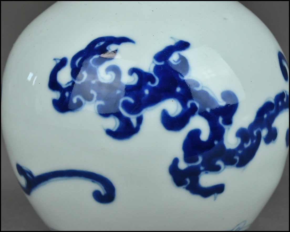 ☆中国美術 染付 青花 鶴首花瓶 一輪挿し 花入 古美術品 【公式通販】