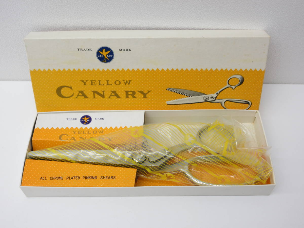 カナリヤ ピンキング鋏 CANARY PINKING SHEARS 虚しく