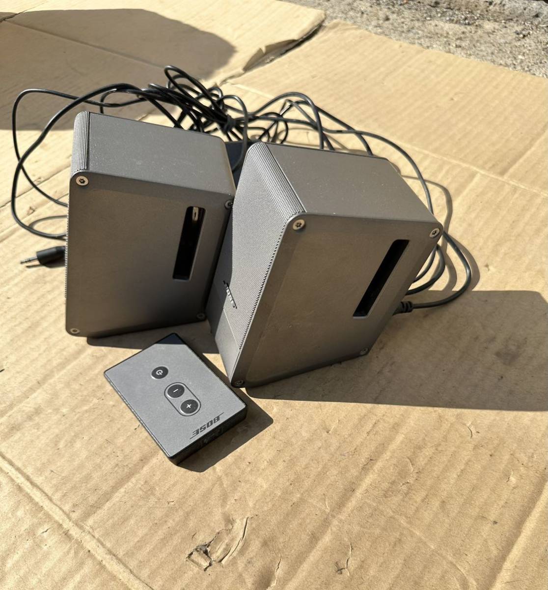 BOSE スピーカー Computer MusicMonitor シルバー 動作未確認 ジャンク