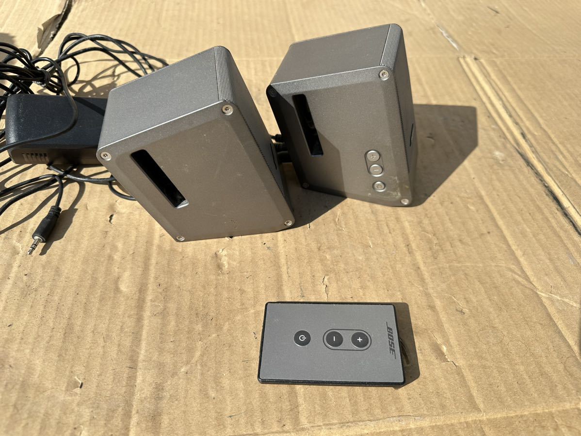 BOSE スピーカー Computer MusicMonitor シルバー 動作未確認 ジャンク