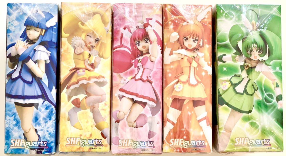 SHフィギュアーツ スマイルプリキュア 5体 ハッピー、ピース、サニー 