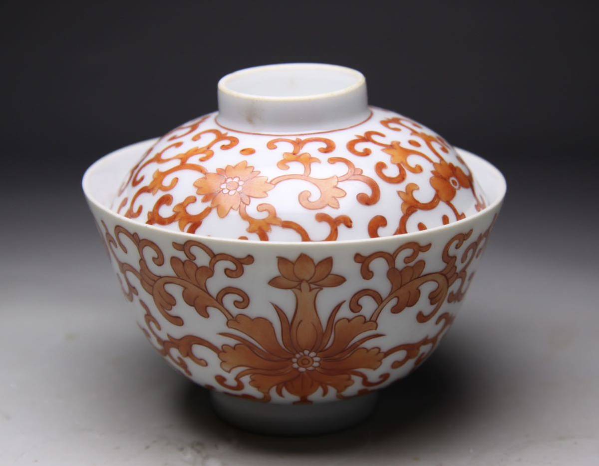 中国 美術 古玩 唐物 蝋印 団寿紋 款 唐子 粉彩 蓋付 茶碗 中国美術 清時 蓋碗 茶器 「玩玉」在銘粉彩 唐物 茶碗薄胎 古陶磁 煎茶