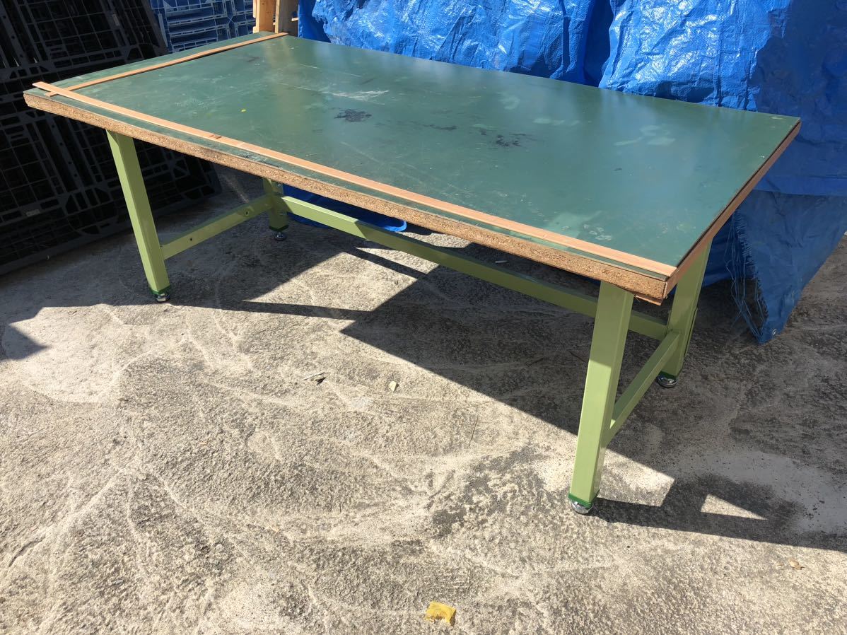 引取歓迎山梨 業務用 サカエ Sサカエ 中量 作業台 耐荷1200kg W180×D90 
