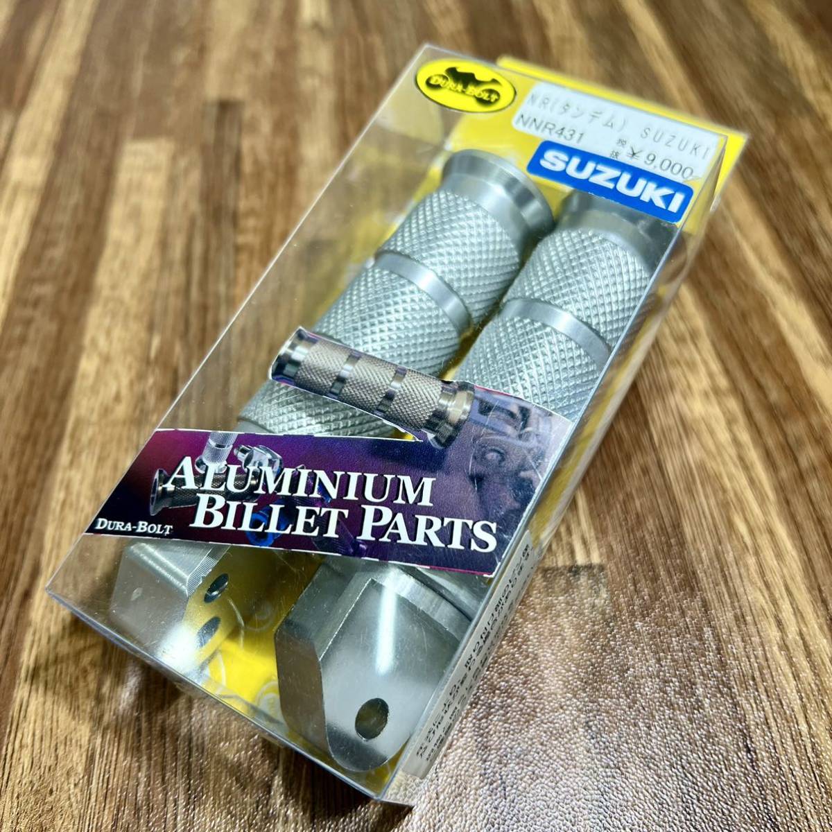 ★★展示品 スズキ用 デュラボルト NRタンデムステップペグ シルバー (NNR431) RGV250ガンマ GSX-R1100 バンディット GSX1300R