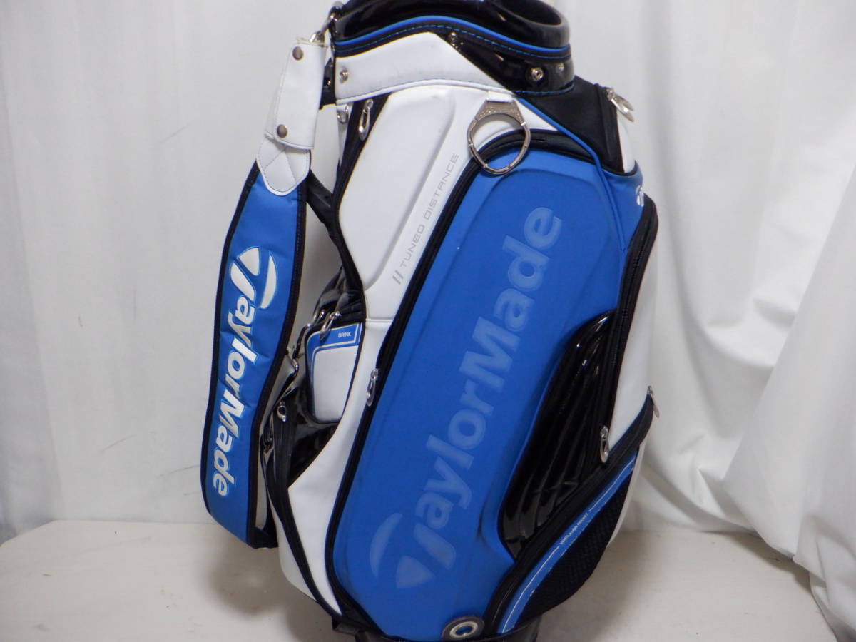 TaylorMade★テーラーメイド★9.0型★美品★スタッフ(BLUE×WH) ☆フード無☆TaylorMade テーラーメイド TONED DISTANCE 9.0型☆中古