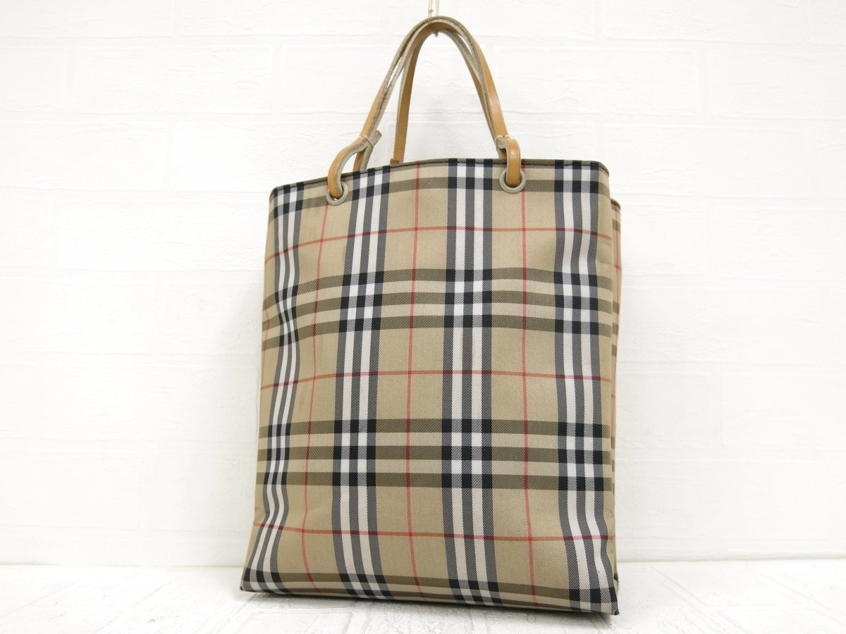 BURBERRY ノバチェック ハンドバッグ トートバッグ チェック ノバ