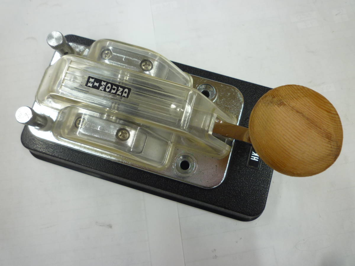 HI-MOUND ハイモンド HK-704 TELEGRAPH KEY 縦振り電鍵 中古(ツマミ部
