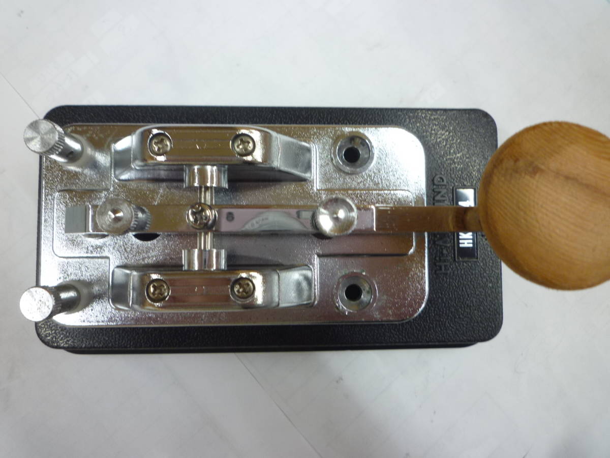HI-MOUND ハイモンド HK-704 TELEGRAPH KEY 縦振り電鍵 中古(ツマミ部