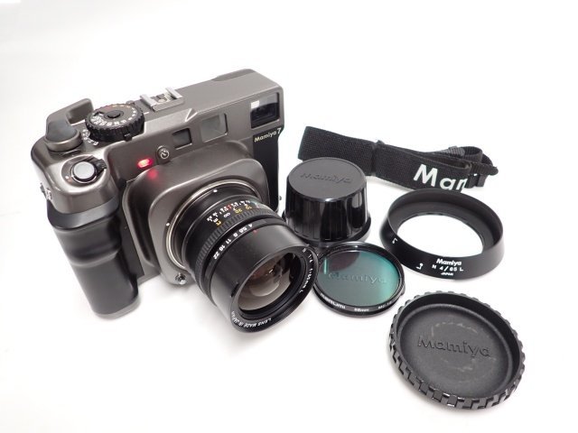 Mamiya 7 マミヤ7 + N 65mm F4L 中判カメラ レンズ付 動作品 ∬ 6C2D2 