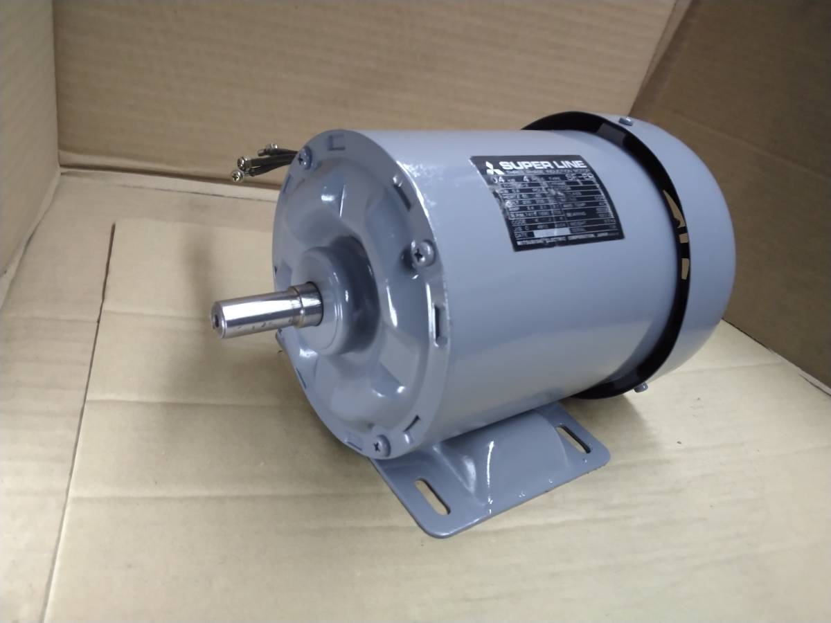 日立 三相モーター 軸径約14mm TFO-K 三相200V 0.4kW