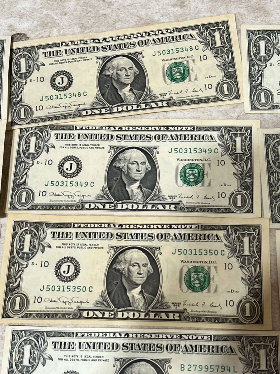 アメリカ 旧ドル紙幣 27ドル分 外国紙幣 現状品 送84or370
