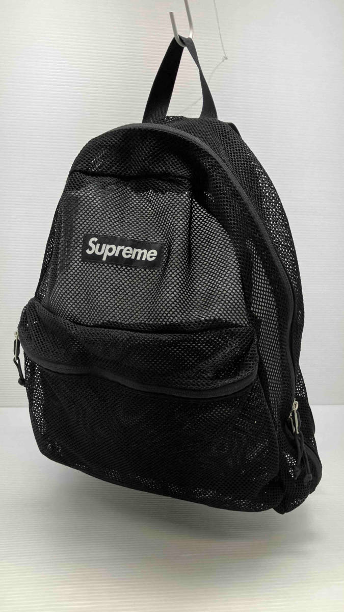 ☆ Supreme シュプリーム MESH BACKPACK リュック メッシュ ブラック