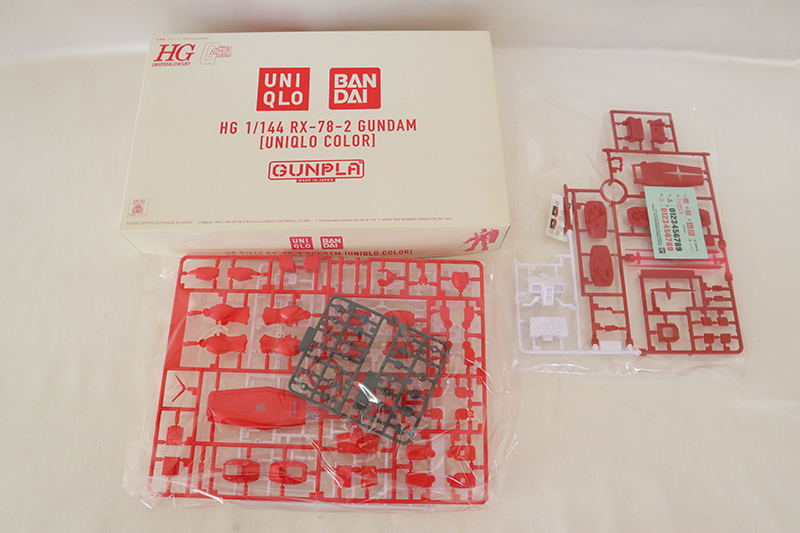 1円スタート 未組立 HG 1/144 RX-78-2 ガンダム MS-06S ザクⅡ ユニクロカラー 2点 まとめ売り GUNDAM ZAKUⅡ 取扱説明書欠品あり_6