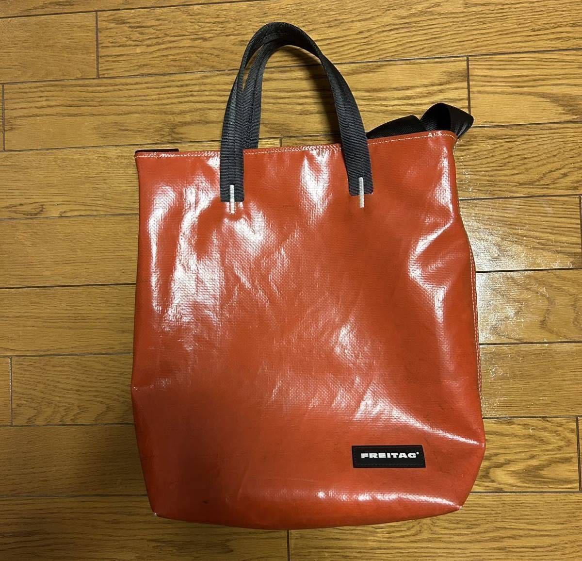 FREITAG F202 LELAND TOTE BAG S レッド系 赤 定価35，800円 フライターグ 単色