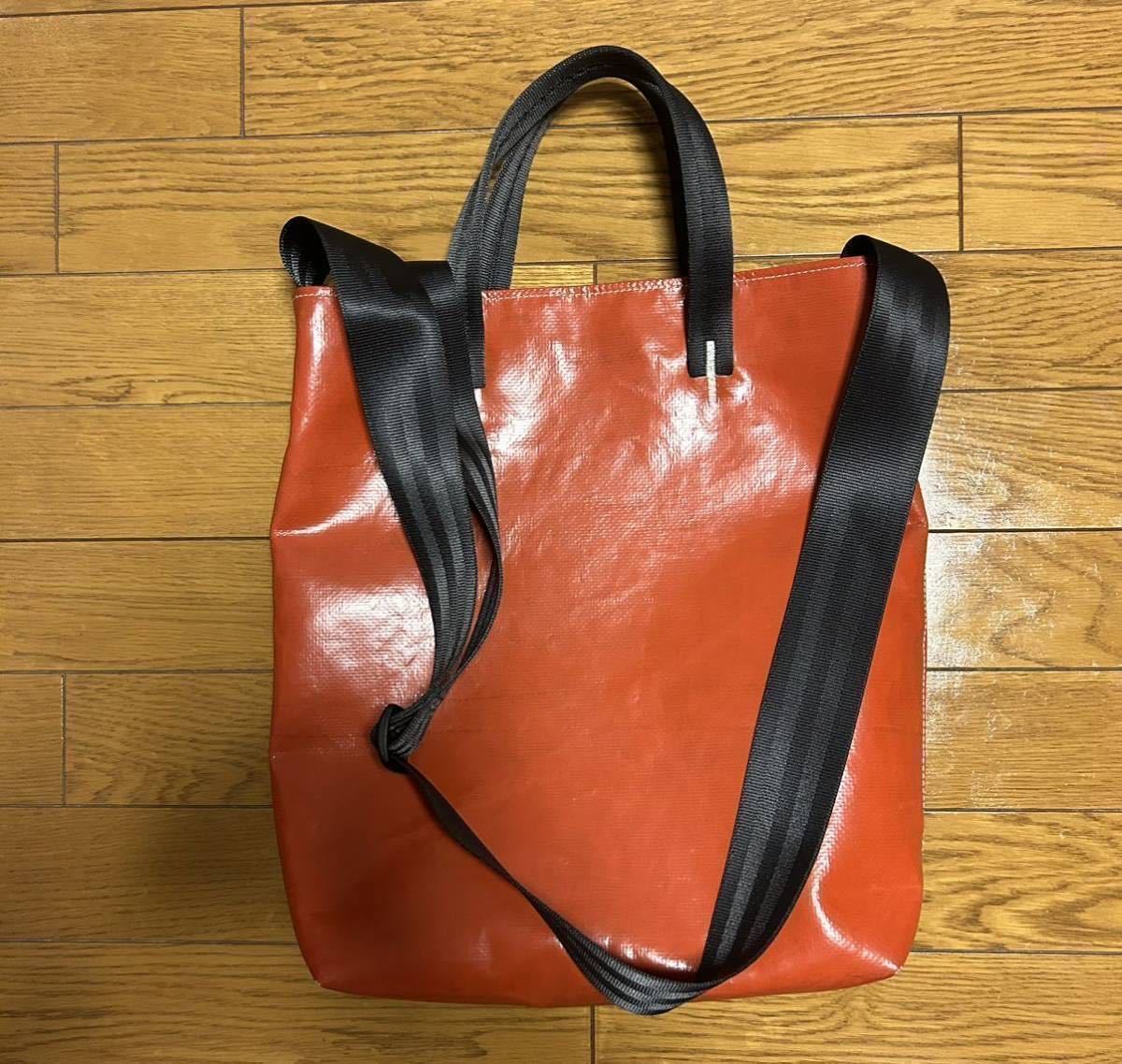 FREITAG F202 LELAND TOTE BAG S レッド系 赤 定価35，800円 