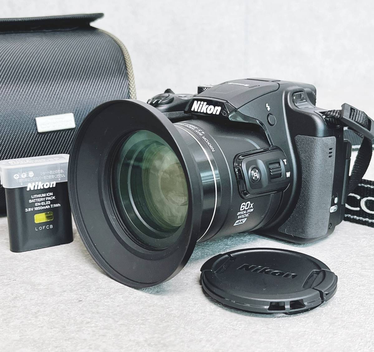 良品 ニコン COOLPIX B700 デジタル一眼レフカメラ フィルター レンズフード 純正ソフトケース付き（NIKKOR 60X 4.3-258㎜ 1：3.3-6.5）