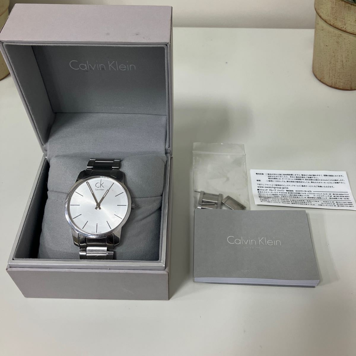 腕時計 カルバンクライン Calvin Klein クォーツ 動作確認済み 