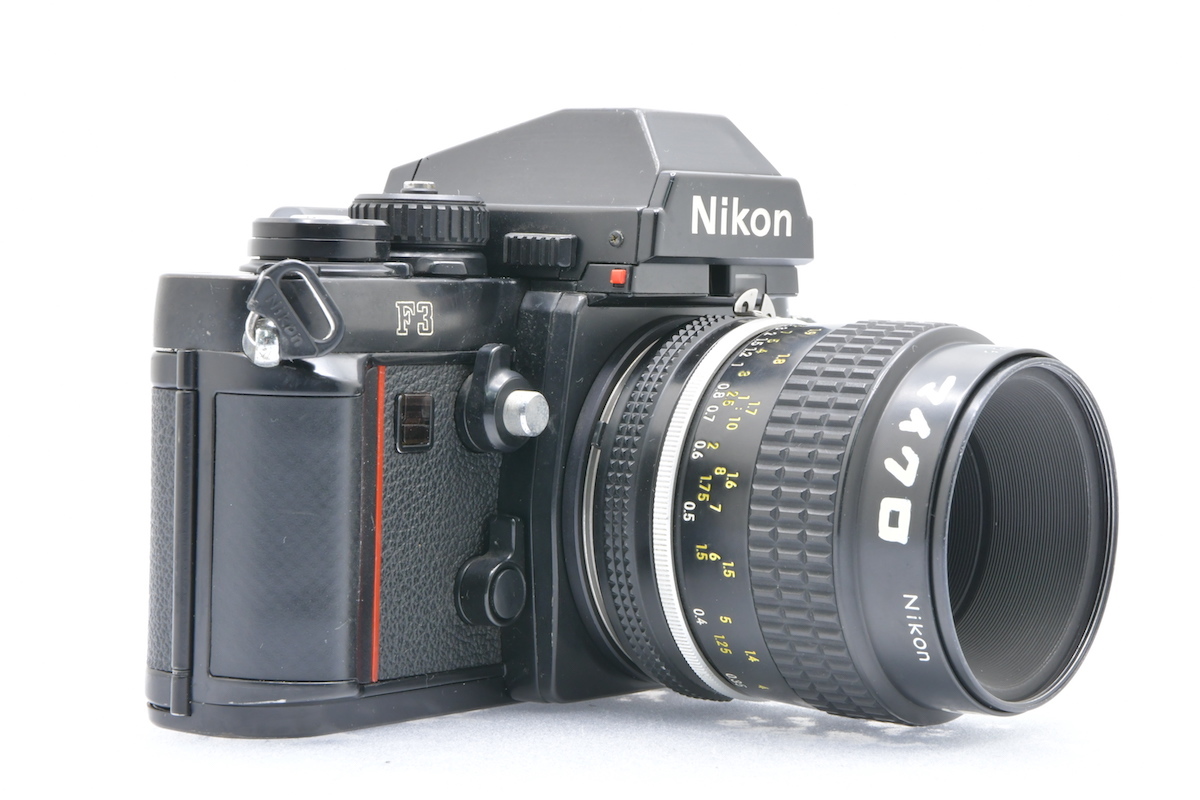 Nikon F3 アイレベル 129万台 + AI-S 55mm F2.8 ニコン フィルムカメラ 
