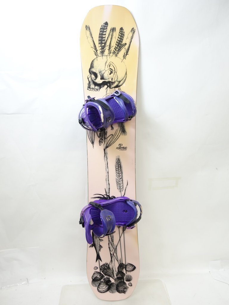 中古 13/14 BATALEON AIROBIC 151cm 12/13 UNION ビンディング付き