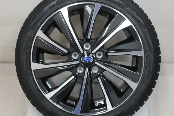 美品 スバル レヴォーグ VN系 STIスポーツ 純正 18インチ ヨコハマ アイスガード iG70 225/45R18 2021年 バリ山 中古スタッドレス レヴォーグ スバル STI 18in STIスポーツ レヴォーグの中古