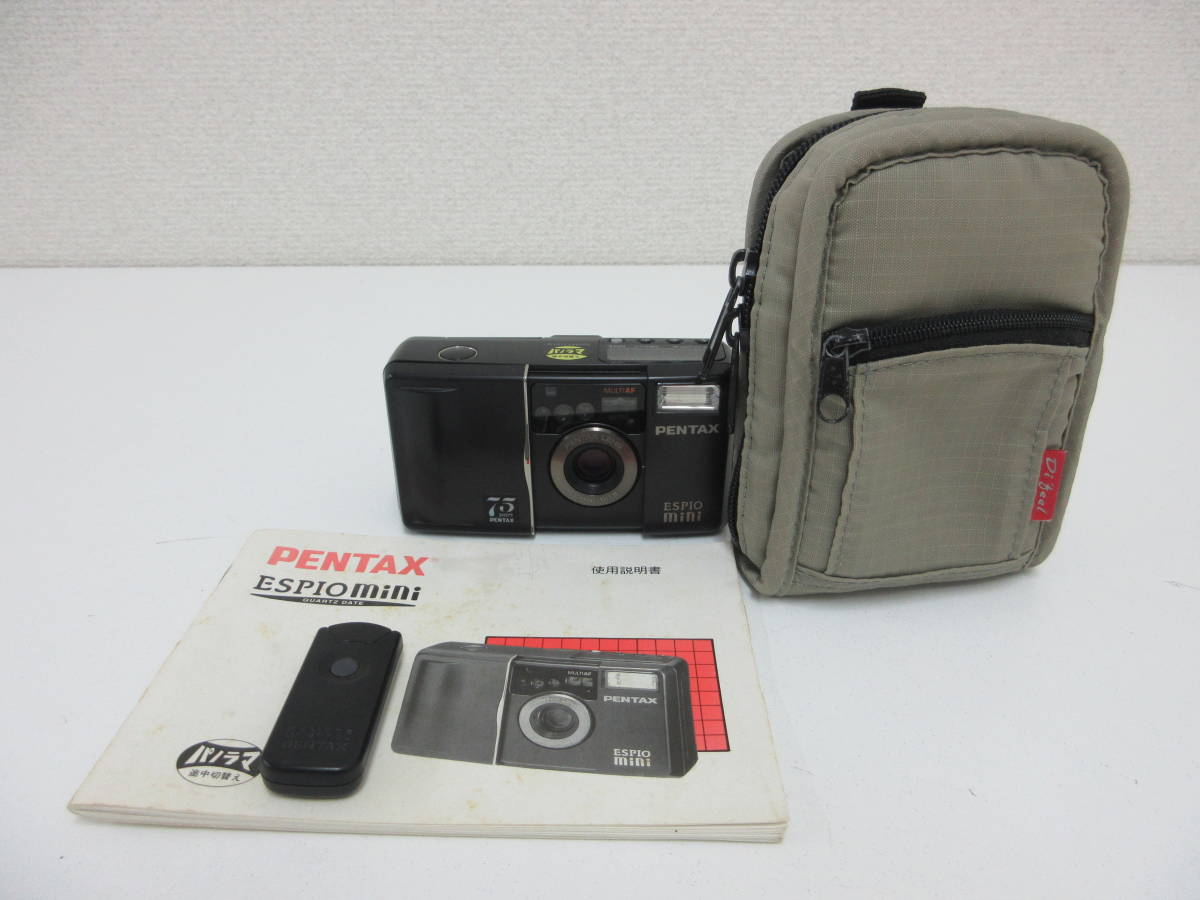 中古 カメラ PENTAX ペンタックス ESPIO mini 75周年モデル ブラック