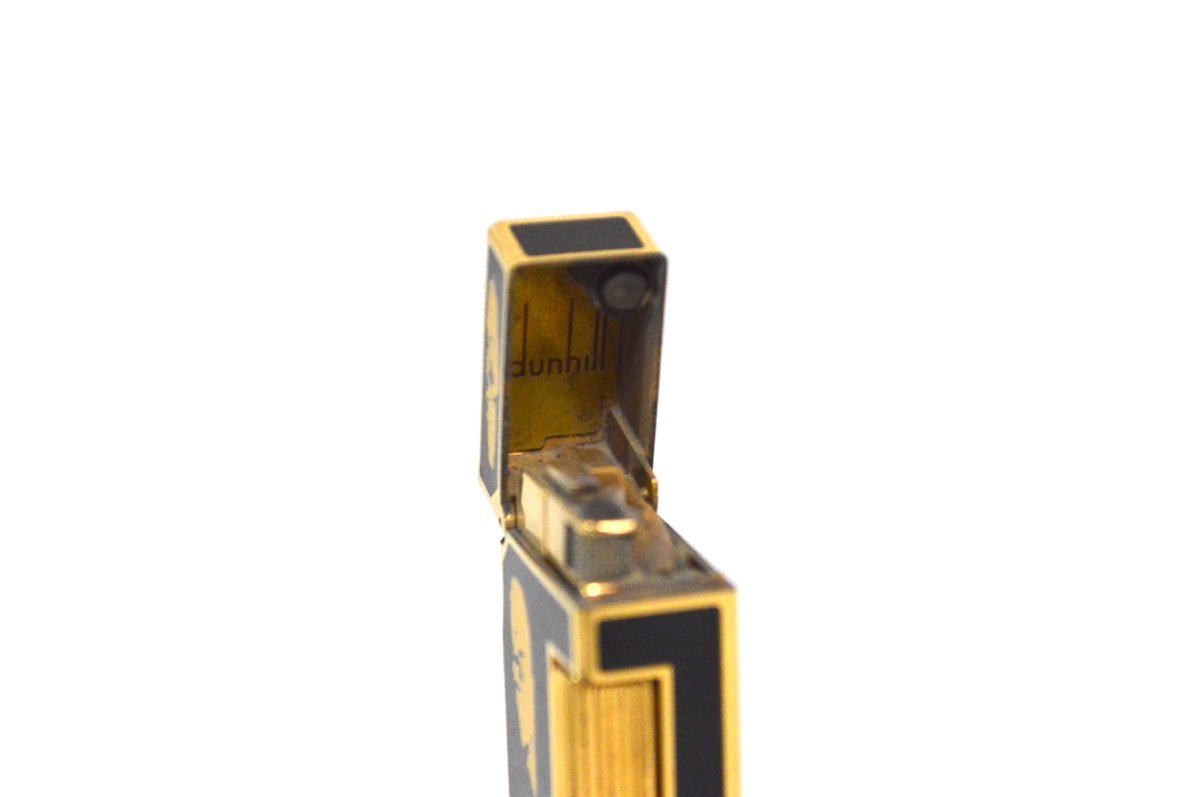 ダンヒル ライター ガスライター dロゴ ○希少dunhill ボルドー 