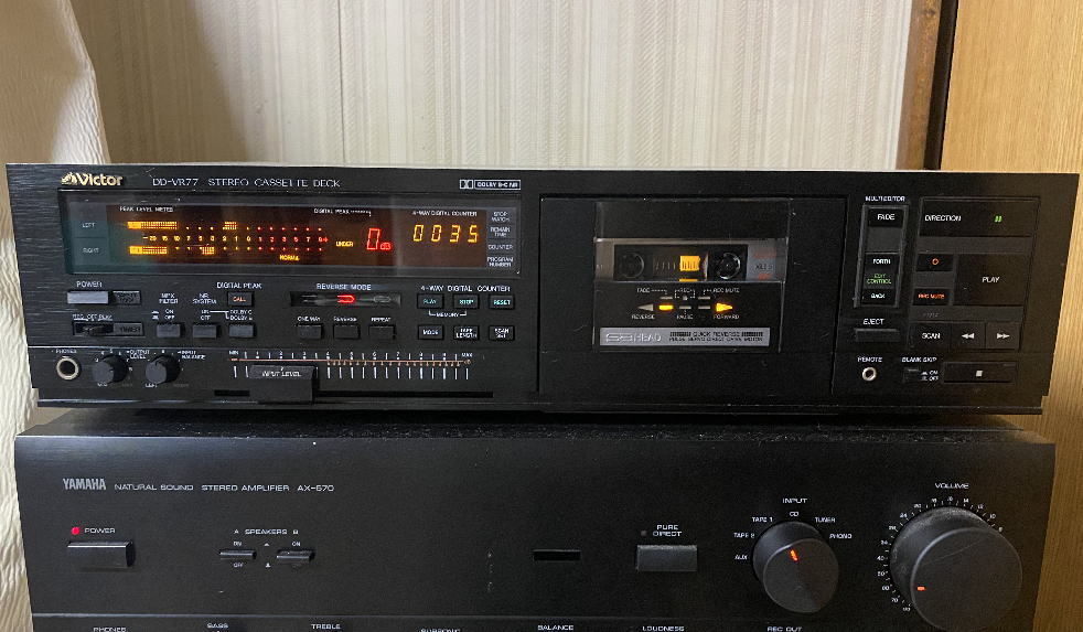 希少Victor 整備品動作品☆80年代・ビクター・DD-VR77・オート