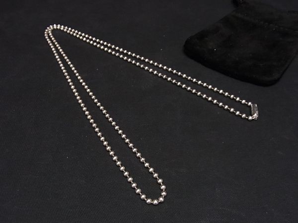 1円 □極美品□ CHROME HEARTS クロムハーツ ボールチェーン